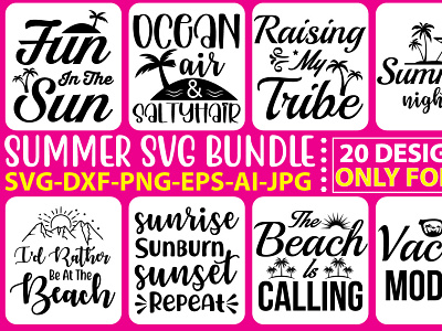 Summer SVG Bundle Vol.4