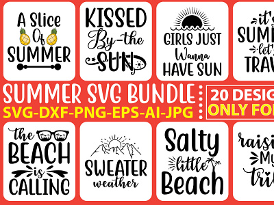 Summer SVG Bundle Vol.5 cricut cut files graphic design
