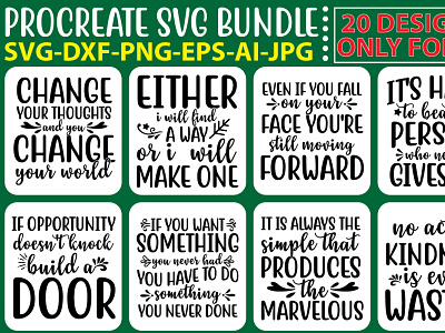 Procreate SVG Bundle