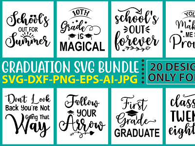 Graduation SVG Bundle Vol.2 graduation bundle