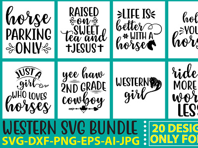 Western SVG Bundle