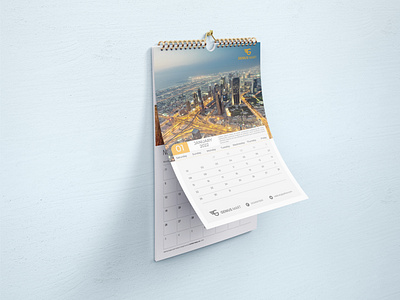 Wall Calendar Design date