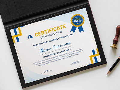 Certificate Design luxurious