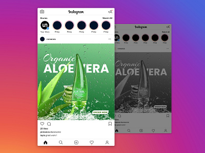 Social media post design