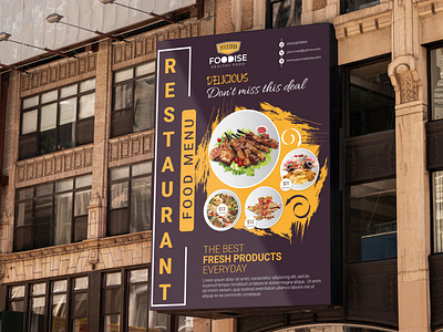 Restaurant Food Menu Flyer Design