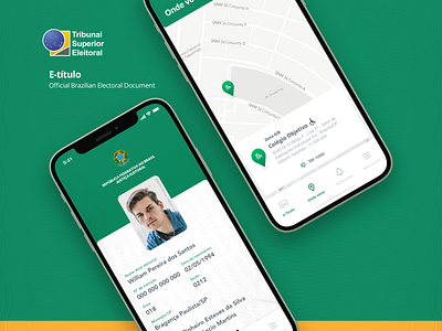 E-Título - Official Brazilian Electoral Document brazil design document etitulo governement identity national identity product product design tse ui ux