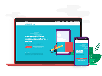 Simulador do SiSU brazil education simulator sketch ui ux