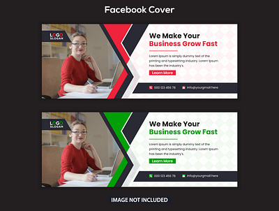 Creative facebook cover ads banner branding cover design graphic design logo social media post template ui