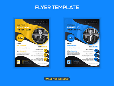 Corporate flyer template banner branding corporate cover design flyer professional social media post template ui