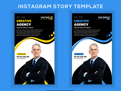 Creative business social media story template