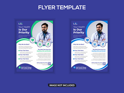 Medical flyer template