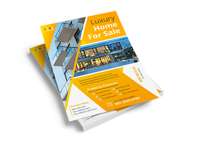 Real estate flyer design