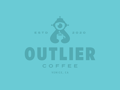 Outlier Coffee Badge Logo Idea
