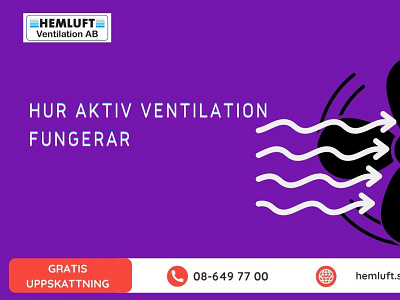 Hur aktiv ventilation fungerar