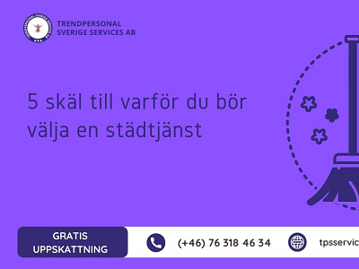 5 skäl till varför du bör välja en städtjänst branding