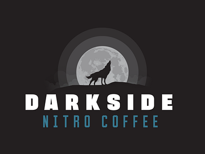 Darkside Nitro Coffee branding design graphic design illustrator logo vector