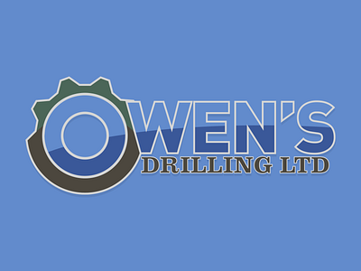Owen's Drilling branding design graphic design illustrator logo vector