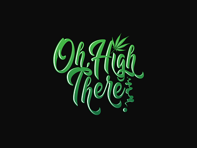 Oh, High There Logo Design branding creative design graphic design illustration logo logodesign vector