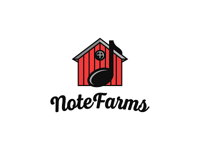 Note Farms branding creative design graphic design illustration logo logodesign minimal minimalist simple vector