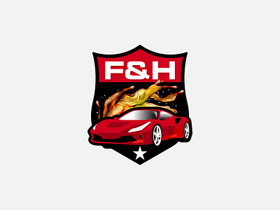 F&H_Logo Design automoive branding creative design graphic design illustration logo logodesign minimal simple vector