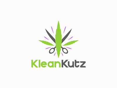 Cannabis Logo_Klean Kutz 420 branding business cannabis creative design graphic design illustration indica logo logodesign marijuana minimal minimalist modern sativa simple vector weed