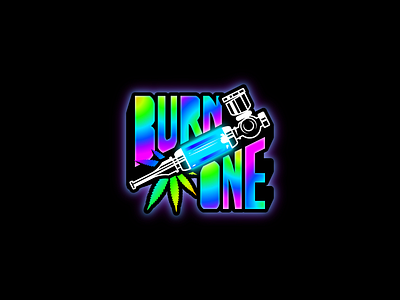 Cannabis Logo_BURN ONE branding creative design graphic design illustration logo logodesign simple vector