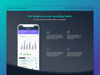 Finance Website Landing Page UI/UX Design Part 2