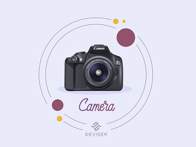 Camera Illustration app camera character creative design icon illustration illustrator vector web