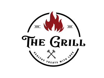 Best Grill Logo 3d badge logo best design best logo branding graphic design logo retro logo vintage