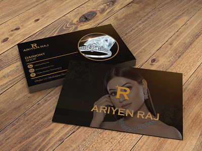 Diamond business card