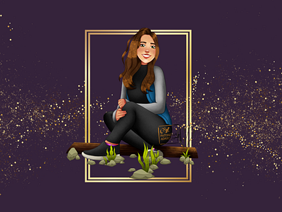 Mi autorretrato argentina autorretrato behance crehana design digital illustration ilustracion instagram