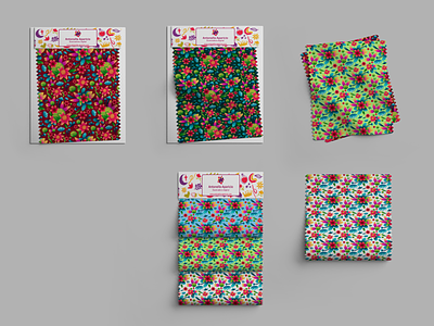 Patterns Gailardia design digital floral ilustracion pattern producto textil