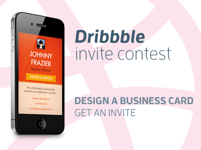 Dribbble Invite Giveway dribbble giveaway invite iphone