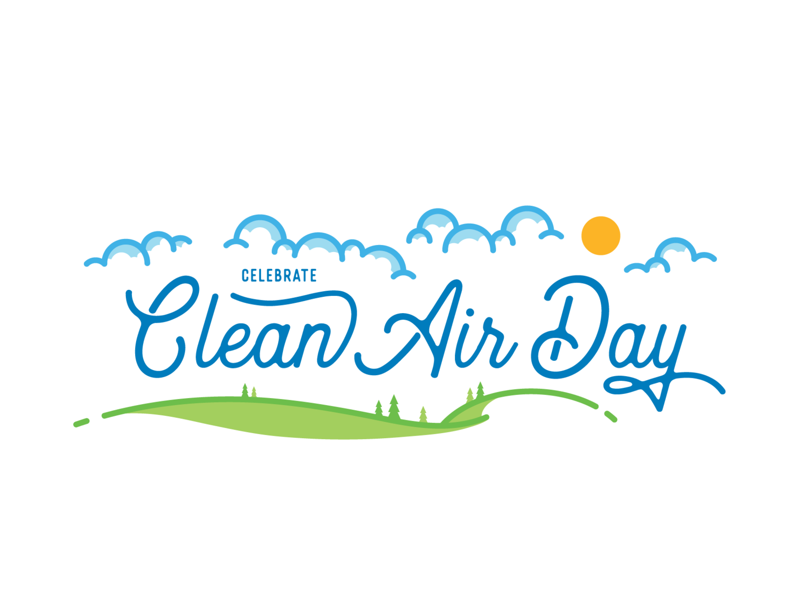 Celebrate Clean Air Day Illustration by Robyn Kacperski on Dribbble