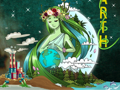 Mother Earth Poster Design