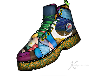 SNEAKER DESIGN branding design graphic design illustration karthiga as artist vector