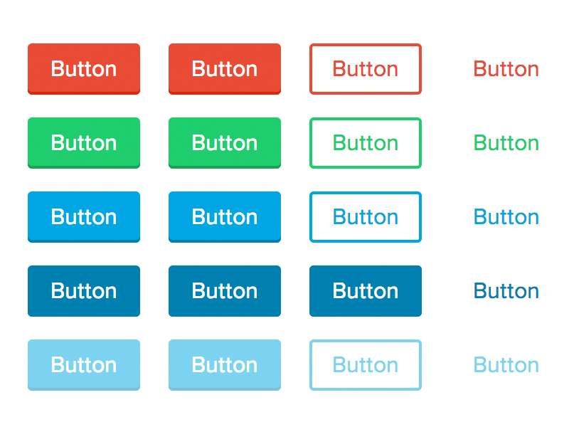 CSS Buttons by Josh Fry on Dribbble
