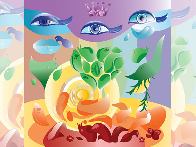 Chakras affinity designer design digital illustration esoterics illustration logo vector