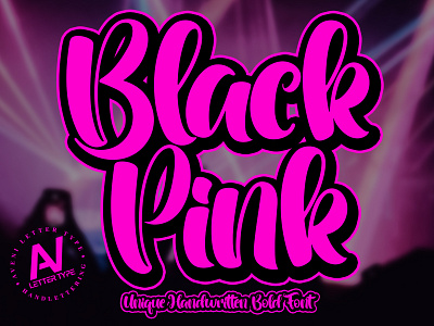 BLACK PINK bold font branding calligraphy craft design design display font display fonts display typeface font awesome fonts graphic design handwritten handwritting heart fonts lettering modern fonts type type design vintage font wedding font