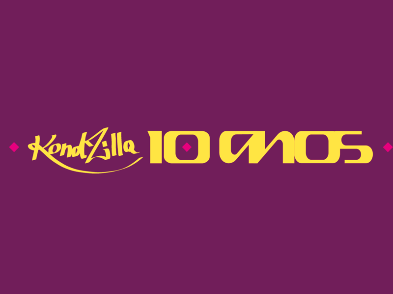 Kondzilla 10 Anos | LOGO ANIMATED after effects aftereffects animation design logo strech text animation type type animation