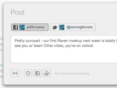 Raven - Social postbox social webapp