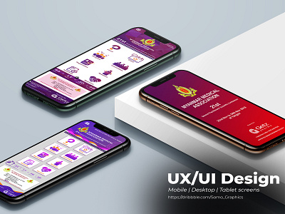 Mobile App Screen Designs