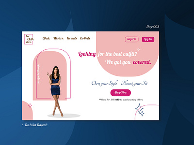 Landing Page - Women's Clothing