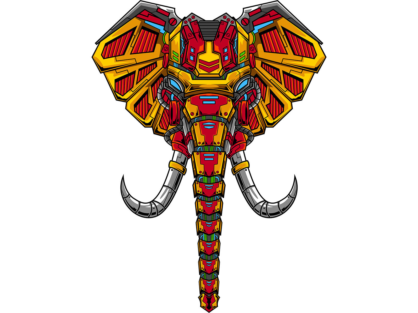 Mechanical Elephant by Carlos Guzman on Dribbble