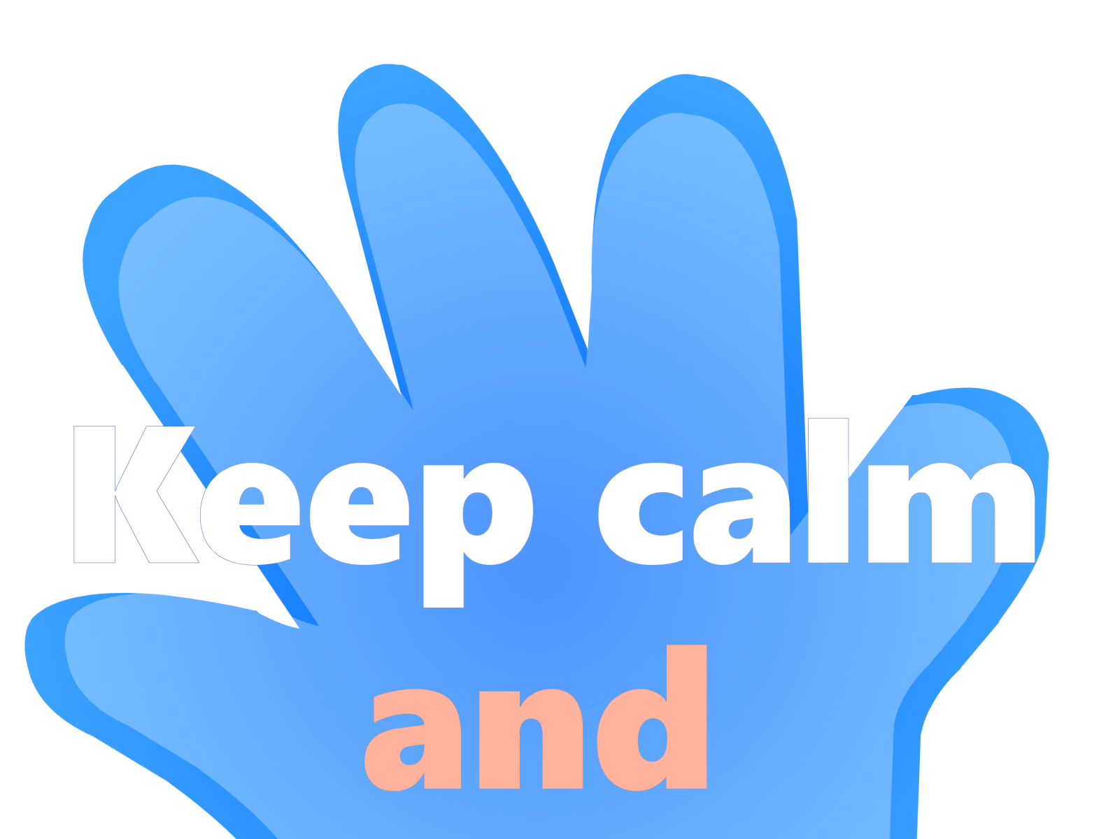 Keep calm & hands off by Up & Alta on Dribbble
