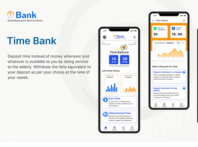 Time Bank App design app app design app ui bank app figma mobile app time bank app timebank timebank mobile app ux