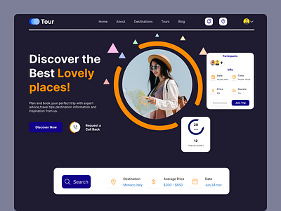 Website Design : Landing page