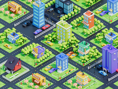 Sim Town by Tomato76 on Dribbble