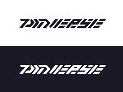 Pin Verse design font illustration logo