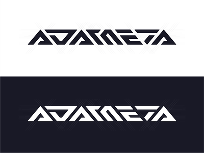 Font logo design illustration logo